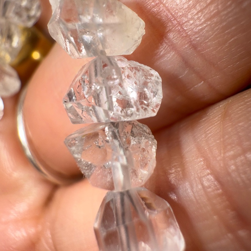 Herkimer Diamond Quartz Bracelet (Adjustable) - Picture 6 of 14
